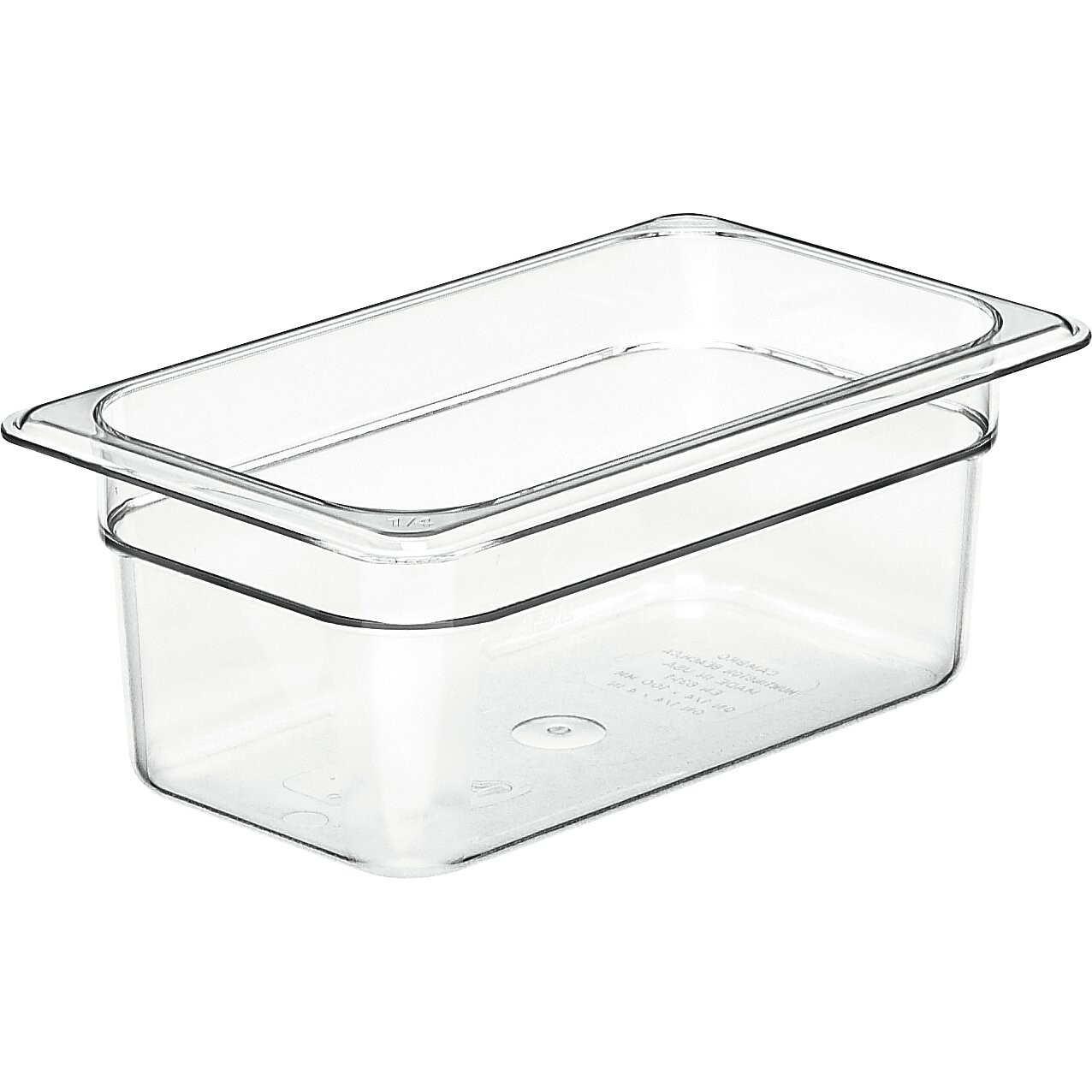 GN-Behälter GN 1/4 265 x 162 x 100 mm Copolymer BPA-frei transparent